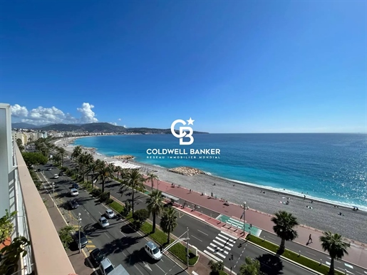 Nice - Promenade Des Anglais - Piso de lujo renovado con vistas al mar y a la ciudad - 3 habitacione