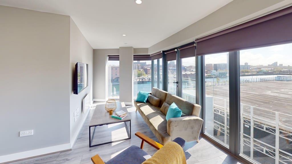 We are proud to present the Two Bedroom Dual Aspect Apartments at Monarchs Quay, Liverpools premier