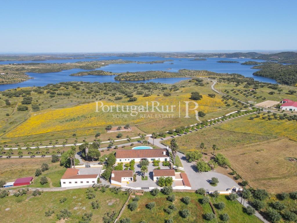 Farm bordering the Alqueva Lake with equestrian aptitude
