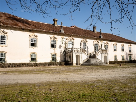 Palácio do séc. Xviii, situado numa lindíssima quinta com 43 hectares na região Aveiro
