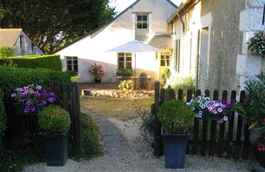 Bela casa de campo no vale do Loire adorável