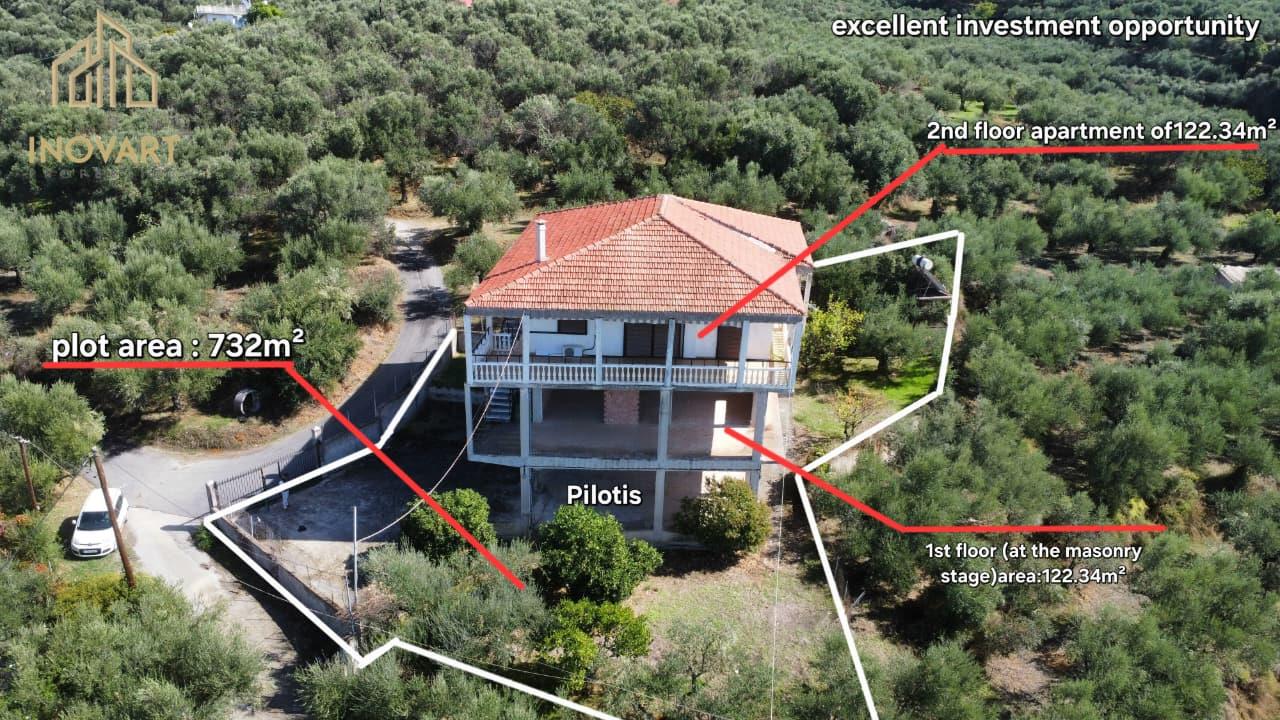 Ekstraordinær investeringsmulighed i Mikri Mantineia – Fantastisk havudsigt