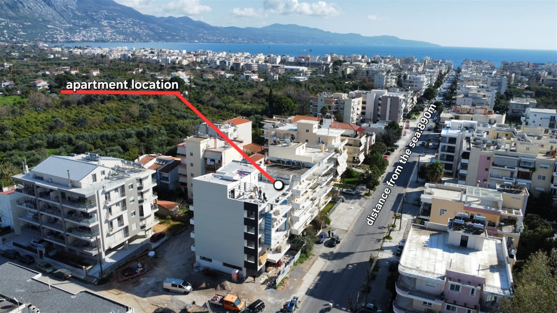 Na prodej mezonet 4. patra, dvouúrovňový, 100 m², na ulici Iroon, Kalamata