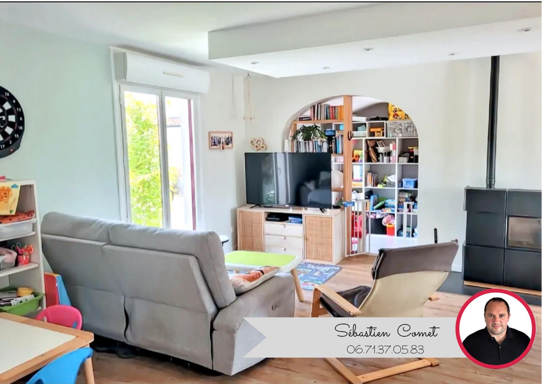 Maison 3 chambres sur 1000m2 parcelle piscinable + 60m2 de garage