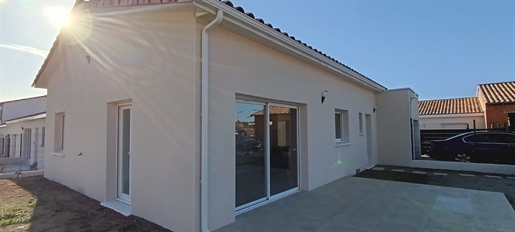 Verkauft neue Villa auf einer Ebene 3 Schlafzimmer Garage umzäuntes Grundstück Lespignan