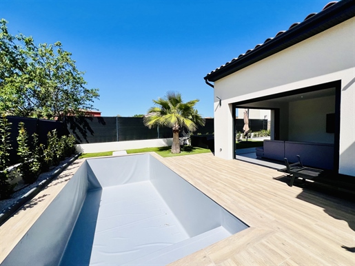 Verkauf einstöckige Villa 5 Zimmer 125m2 mit Schwimmbad Garage 460m2 Grundstück