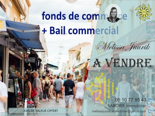 Sells goodwill and commercial lease in Valras-Plage