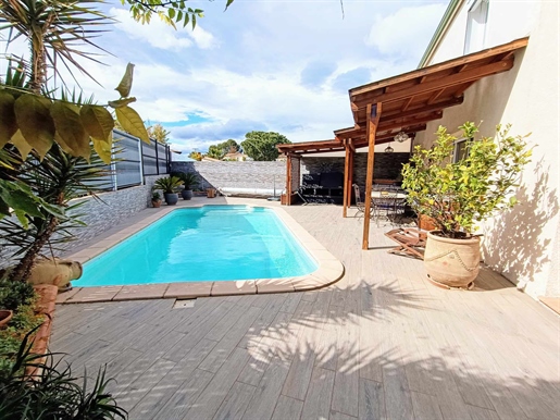 Vend villa 3 chambres possibilité 4 chambres/ chambre en rez de chaussée, piscine Lieuran-les-Bézier
