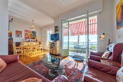 Nizza Promenade Des Anglais: 3,5-Zimmer Wohnung mit Panorama-Meerblick