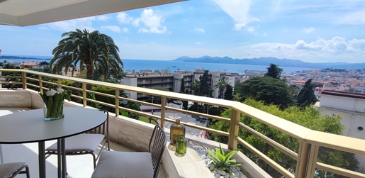 Cannes Californie Lussuoso appartamento di 4 locali con ampia terrazza Vista Mare Parcheggio - Pisci