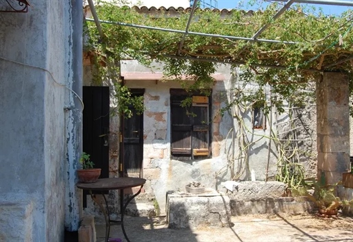 Venetian stone house with domes for sale in Akrotiri Chania, Crete