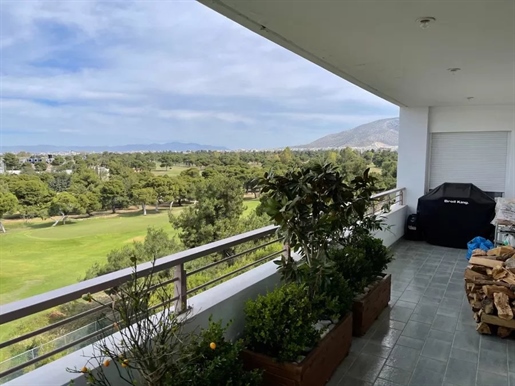 Luxury apartment for sale in Glyfada, panoramic view of Glyfada Golf and sea