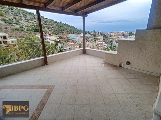 Luxury maisonette for sale in Panorama Voulas, sea view from Saronic to Peloponnese.
