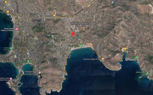 Plot for sale in Varkiza, Athens south. 750M from the sea!