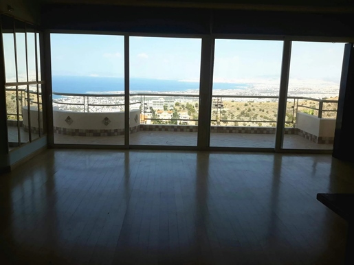Apartment with panoramic sea view for sale in Panorama, Voula.