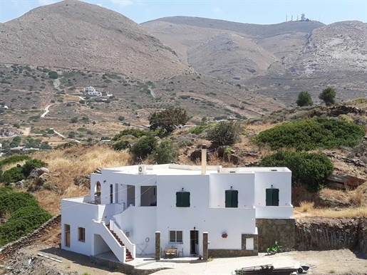 House for sale in Siros island, Kini. Unobstructed sea view