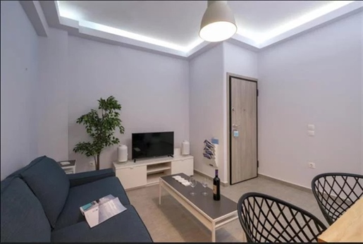 Stylish & Cozy Apartment close toKato Patissia metro station - 2ppl:- Bedroom with double bed- Livin