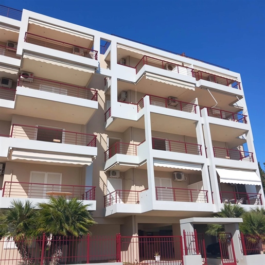 New front sea apartment 70sqm in Leukanti, Evia island.
