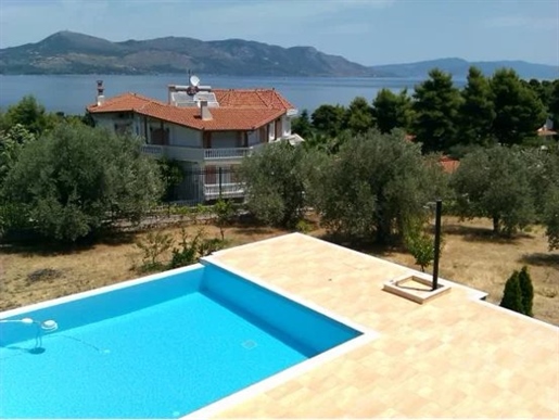 Villa 225 m² -2-stöckig- zu verkaufen in Asproneri / Kamena Vourla mit herrlichem Meer und Bergen vi