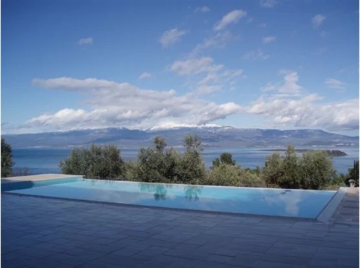 Villa 225 sq.m -2-levels- for sale in Asproneri / Kamena Vourla with magnificent sea and mountain vi