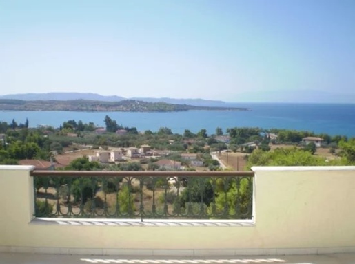 Villa with panoramic sea view in Porto Heli, Ververonta area.