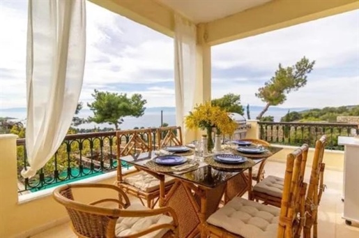 Villa with panoramic sea view in Porto Heli, Ververonta area.