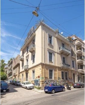 Building for sale in Exarcheia.