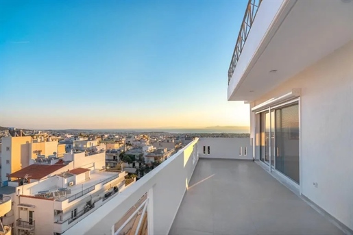 Duplex with panoramic view in Glyfada, Athens south.