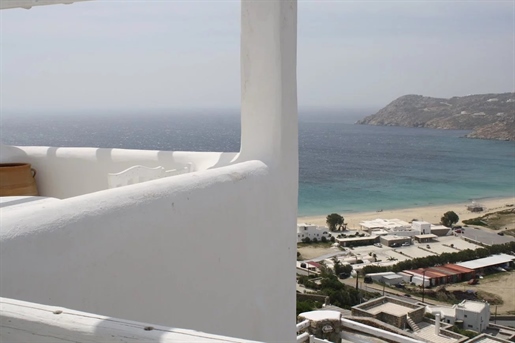 Dom z niesamowitym widokiem na morze na sprzedaż na wyspie Mykonos.