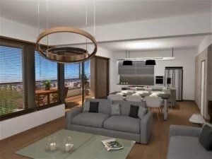 Luxueux appartement au 3er étage avec des systèmes modernes à Glyfada 128 m².
