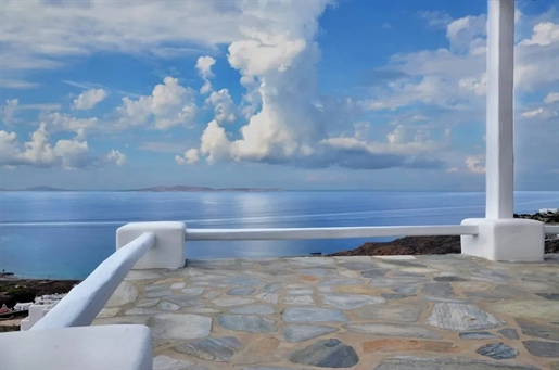 Luxurious maisonette with breathtaking view in Mykonos island.