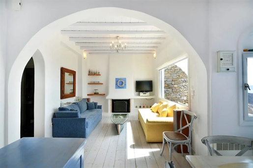 Luxurious maisonette with breathtaking view in Mykonos island.