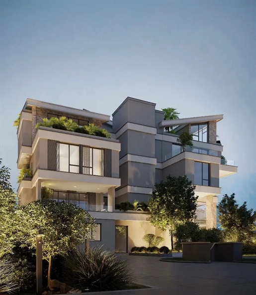 High luxury duplex under construction in Voula, Athens south.