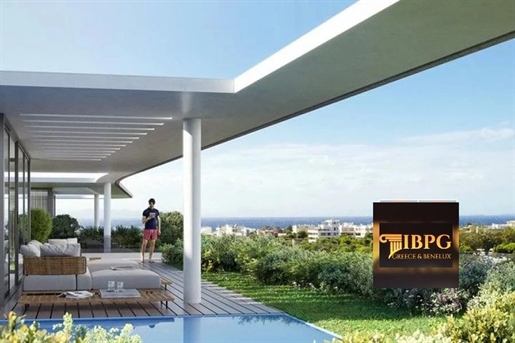 New duplex apartment for sale in Glyfada / Golf area with pool and sea views