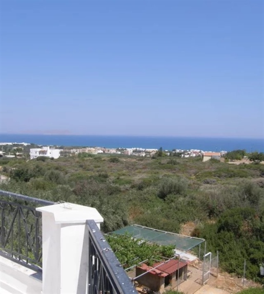Luxurious house in the area of Hersonisos in Heraklion Crete. Panoramic view.