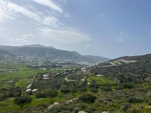 Magnificent plot of 10.000 sq.m with sew views to Paroikia port and Naoussa for sale in Paros island
