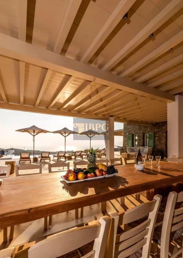 Amazing villa for sale in Mykonos island. Panoramic sea view.