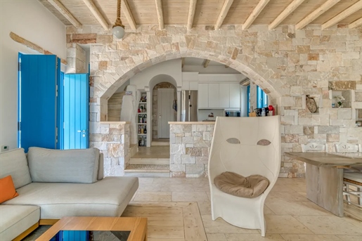 Unique detached house in Paros, Livadia area 108 sq.m.