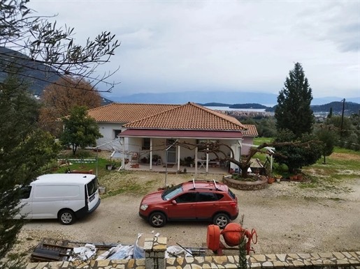 House in Lefkada island. Panoramic view, ten minutes walk from the sea!