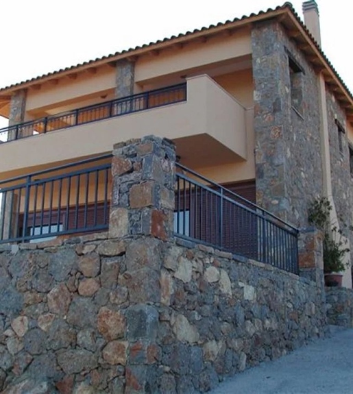 House for sale in Aghios Nikolaos Crete. Panoramic sea/mountain view.