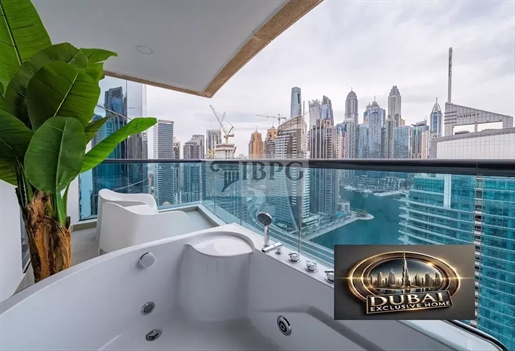 Luxury 3-Bedroom Apartment with Jacuzzi, Hammam & Stunning Marina View – Fully Furnished & Vacant
