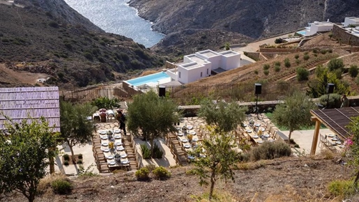 Ontdek luxe villa's met zeezicht in Syros.