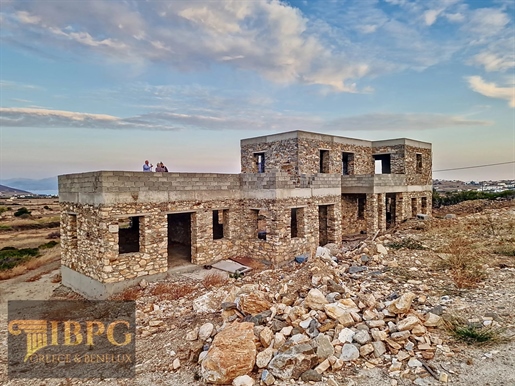 Unfinished building in Paros 508 sq.m.