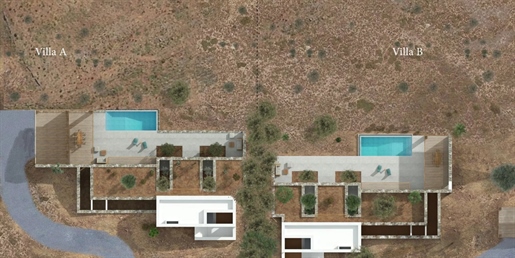 Exclusief project in Naoussa, Paros: twee luxe villa's met uitzicht op de baai - Pre-release aanbie