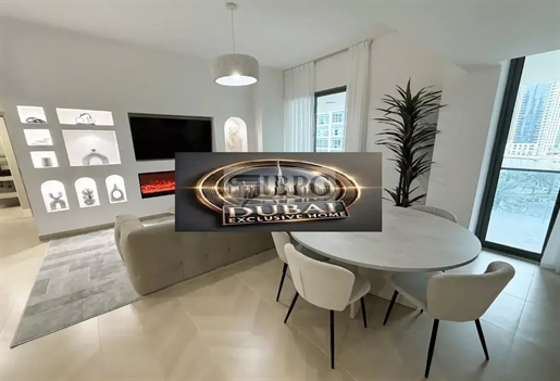 Luxury 4-Bedroom + Maid Duplex with Private Jacuzzi, Sauna & Marina View – Fully Furnished & Smart R