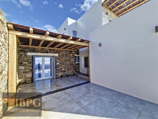 Breathtaking villa for sale in Syros island with pool and magnificent views over the crystal clear w