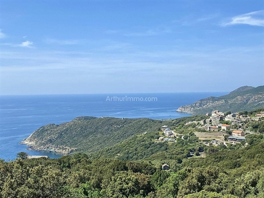 Maison vue mer cap Corse ouest