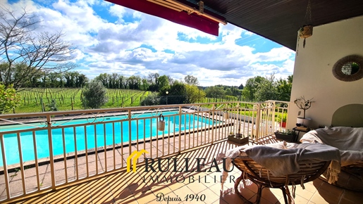 A vendre secteur Libourne - charmante maison traditionnelle 150m2 - 5 chambres - piscine