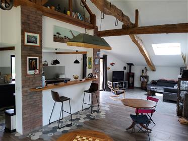 Casa de țară Gascony complet renovată 360M2 + Iurtă la 2 pași de Marcia Jazz Festival
