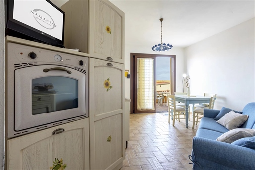 Appartement à Valledoria avec cour et vue sur la mer